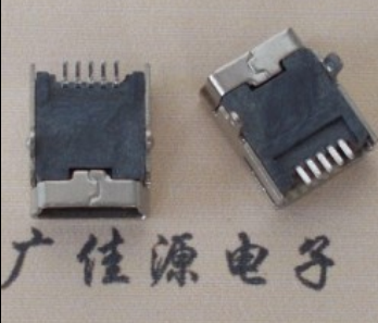 内江mini usb 5p接口 迷你 卧式插座 端子贴片 接插件