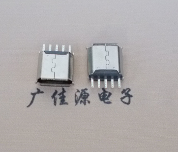 内江Micro USB接口 母座B型5p引脚焊线无后背