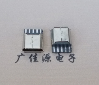 内江Micro USB5p母座焊线 前五后五焊接有后背