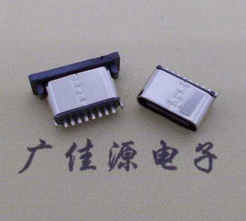 内江连接器TYPE-C8P母座直立式插座H=5.0mm