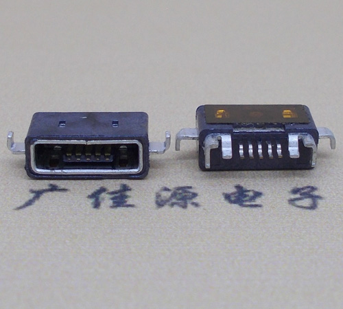 内江MICRO USB防水AB型口母头3D图纸封装