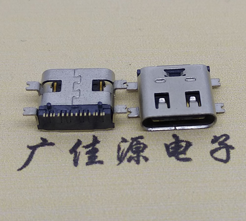 内江type-c16p母座全贴带弹片连接器