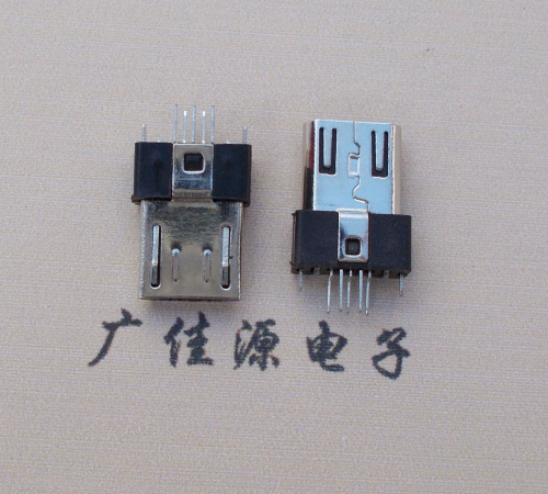 内江MICRO USB2.0插头.带卡勾-无卡勾夹板公头