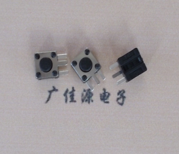 内江4.5X4.5x3.8侧边三脚插进口弹片不锈钢按键开关